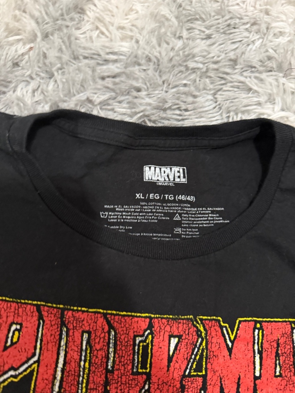 Spider Man Shirt XL used Marvel - Picture 3 of 4